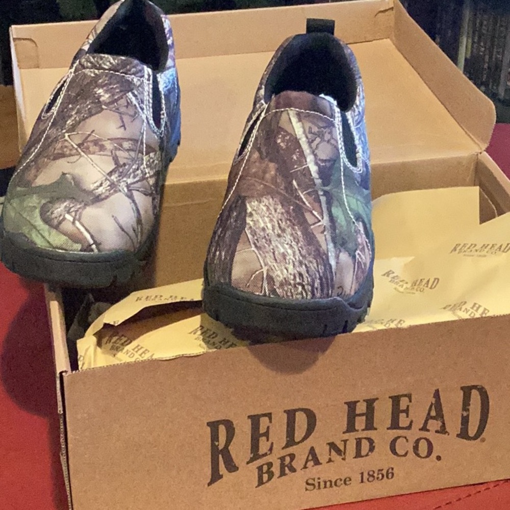 Camo slip on shoe
